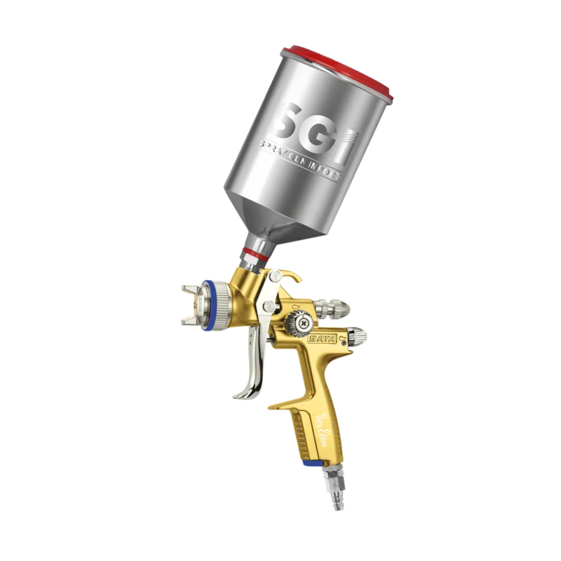 SATAjet 1000 B RP Air Brush by SATA with 5.0 Nozzle - Stainless Steel Spray Gun for Glazing, Icing and chocolate decor