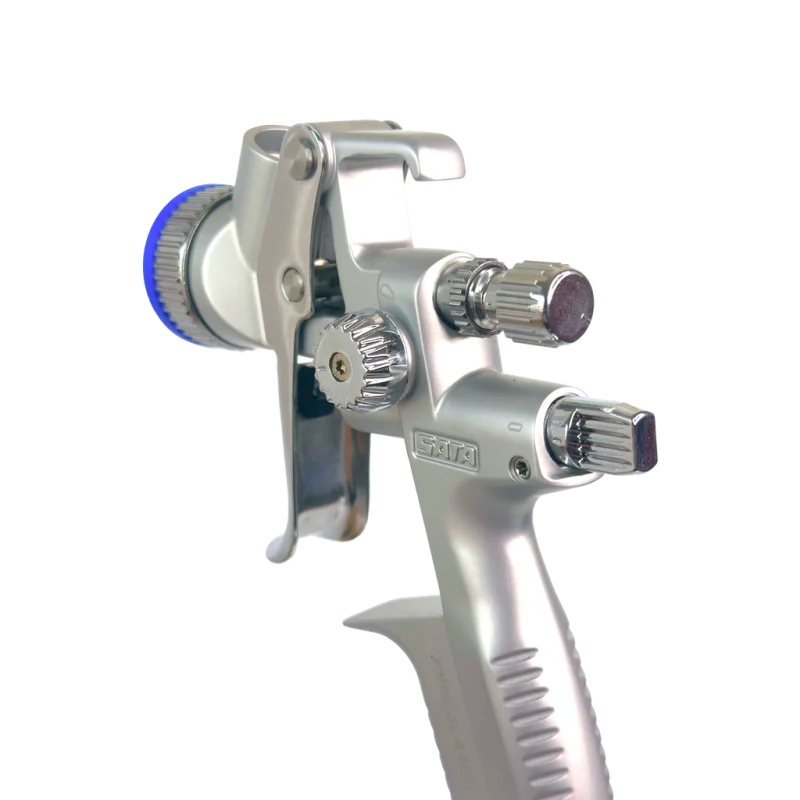 SATAminijet 4400 RP Air Brush by SATA - 1.2 Nozzle with 2 Aluminum 0.3L Cups - Stainless Steel Spray Gun for cocoa butter and c