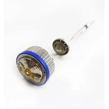 SATAminijet 4400 RP Air Brush by SATA - 1.2 Nozzle with 2 Aluminum 0.3L Cups - Stainless Steel Spray Gun for cocoa butter and c