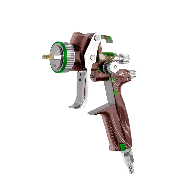 SATAminijet 4400 B HVLP Air Brush by SATA - 1.2 Nozzle with Aluminum 0.3L Cups - Stainless Steel Spray Gun for cocoa butter