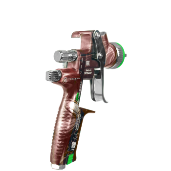 SATAminijet 4400 B HVLP Air Brush by SATA - 1.2 Nozzle with Aluminum 0.3L Cups - Stainless Steel Spray Gun for cocoa butter