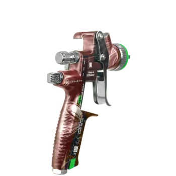 SATAminijet 4400 B HVLP Air Brush by SATA - 1.0 Nozzle with Aluminum 0.3L Cups - Stainless Steel Spray Gun for cocoa butter