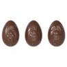 Polycarbonate Egg funny bunny's Chocolate Mold - 81mm x 54mm x h 30mm - 3 pcs