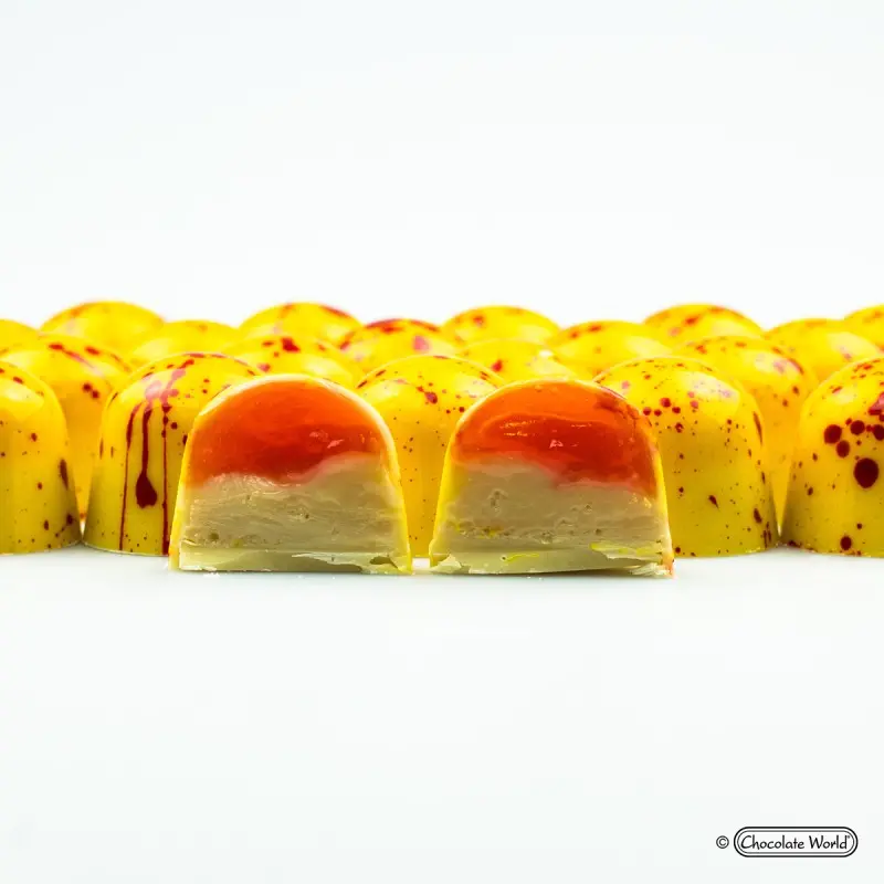 Polycarbonate Dome Chocolate Mold - Ø 29 x 25 mm - 15gr - 28 Cavity