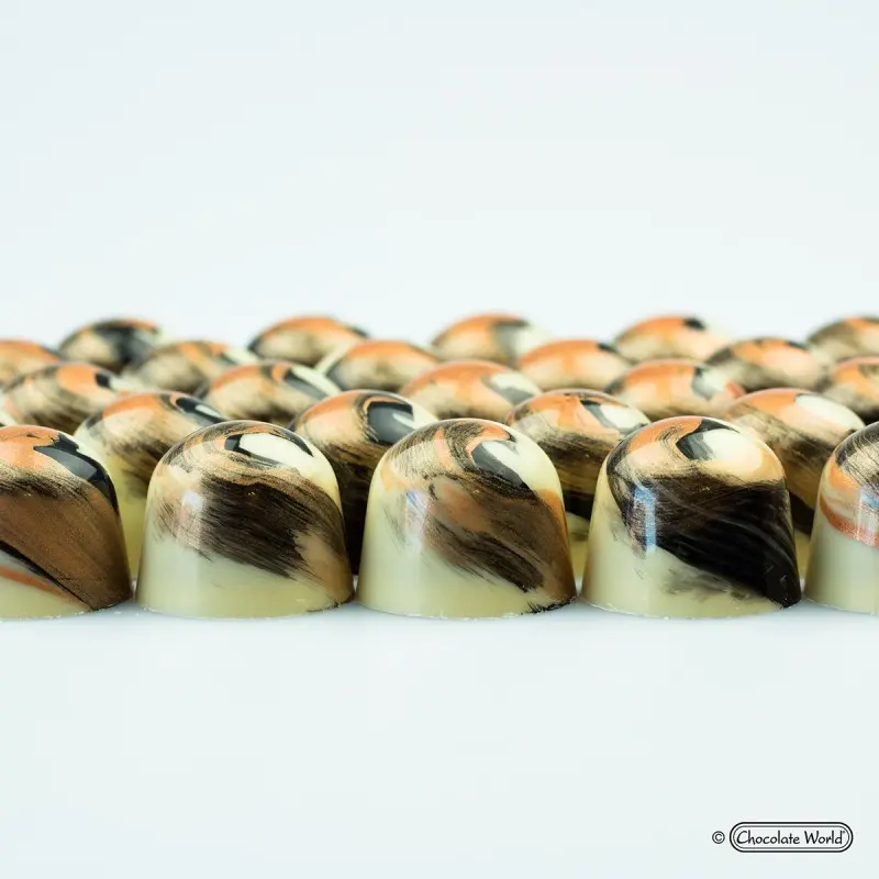 Polycarbonate Dome Chocolate Mold - Ø 30 x 25 mm - 17gr - 28 Cavity Polycarbonate Dome Chocolate Mold - Ø 30 x 25 mm - 17gr - 28 Cavity