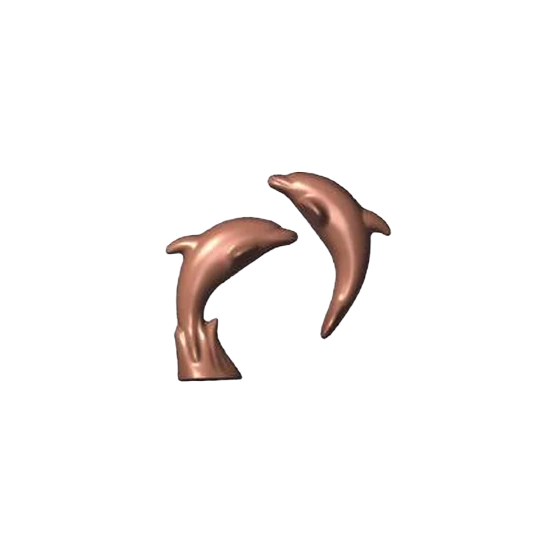 Polycarbonate Playing Dolphins Chocolate Mold - h 75 mm - 25 gr - 4R + 4L cavity Polycarbonate Playing Dolphins Chocolate Mold - h 75 mm - 25 gr - 4R + 4L cavity