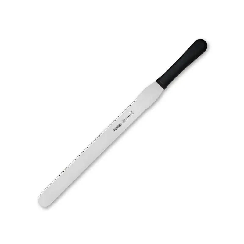 Pirge Professional Pastry Knife Double Serrated 35 cm - Black Pirge Professional Pastry Knife Double Serrated 35 cm - Black