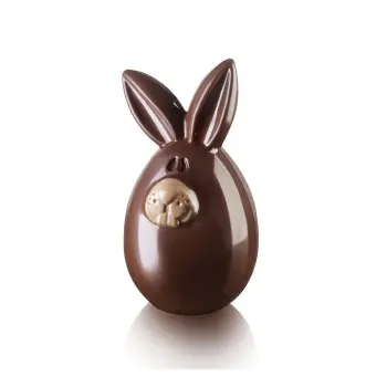 Thermoformed Lucky Bunny Easter Themed Chocolate Mold - 110 mm x 105 mm