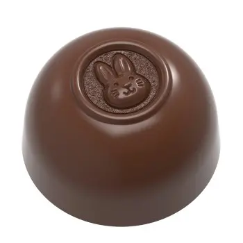 Polycarbonate Easter Bunny Chocolate Praline Mold - 30 mm x 30 mm x h 19 mm - 12 gr - 21 cavities
