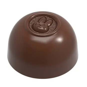 Polycarbonate Easter Bunny Chocolate Praline Mold - 30 mm x 30 mm x h 19 mm - 12 gr - 21 cavities