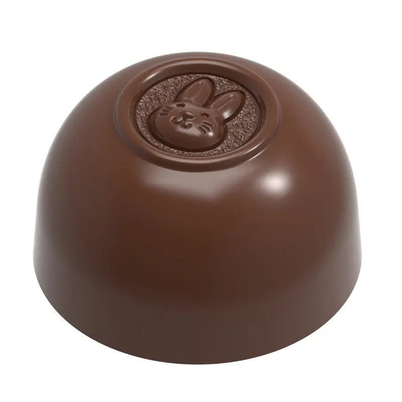 Polycarbonate Easter Bunny Chocolate Praline Mold - 30 mm x 30 mm x h 19 mm - 12 gr - 21 cavities