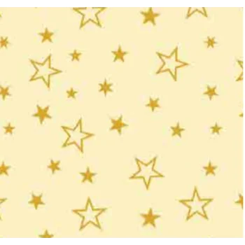 Twinkling Gold Stars Chocolate Transfer Sheets - 300 mm x 400 mm - 10 sheets