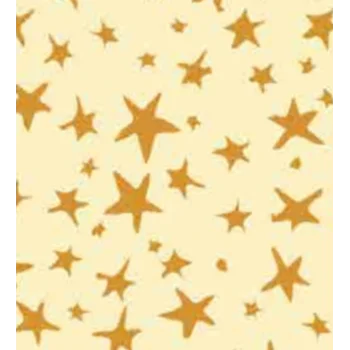 Gold Stars Chocolate Transfer Sheets - 300 mm x 400 mm - 10 sheets