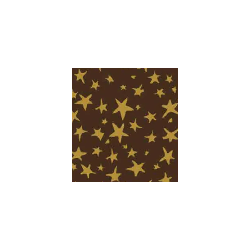 Gold Stars Chocolate Transfer Sheets - 300 mm x 400 mm - 10 sheets