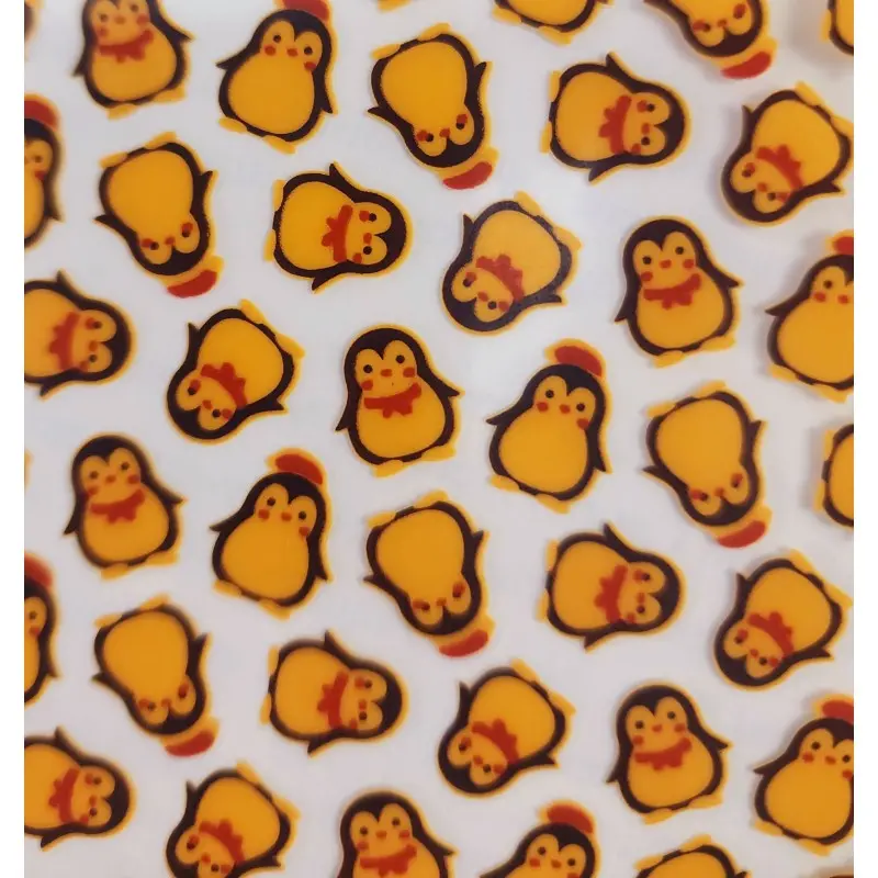 Winter Penguin Chocolate Transfer Sheets - 300 mm x 400 mm - 10 sheets