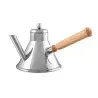 Mauviel M'Tradition Mauviel M'Tradition Brushed Stainless Steel Coffee Pot With Wood Handle - 1 Qt