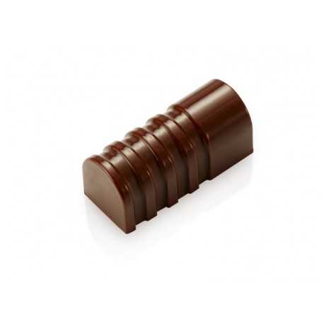 Pavoni PC06 Polycarbonate Chocolate Molds 16 x 37 x 16mm  - 10gr - 21 Cavity - PC06 Modern Shaped Molds