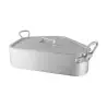 Mauviel M'Tradition Copper Turbot Kettle W/L + Gridle with Aluminium Handles - 19.6 x 15.7''