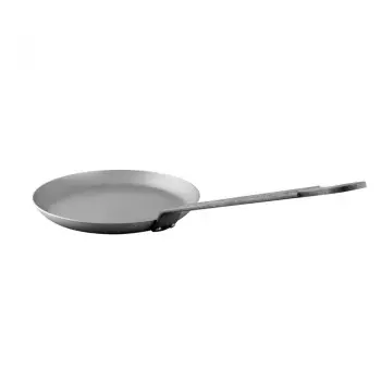 Mauviel M'Steel Steel Crepe Pan with Steel Handles - 9.36''- 1.1 Qt