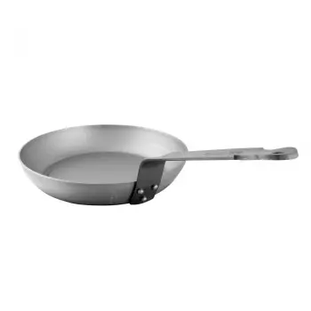 Mauviel M'Steel Steel Frypan with Steel Handles - 14.04''- 4.6 Qt