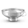 Mauviel M'Passion Stainless Steel Jam Funnel with Stainless Steel Handles - 5.07''