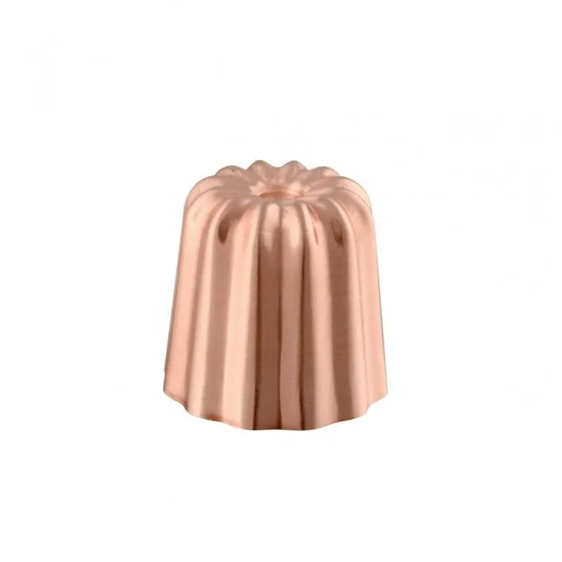 Mauviel M'Passion Copper Copper Tinned Canele Mold - 1.755'' Mauviel M'Passion Copper Copper Tinned Canele Mold - 1.755''