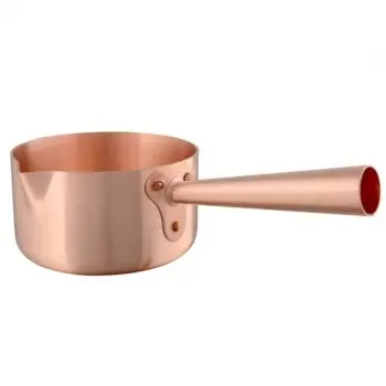 Mauviel M'Passion Copper Sugar Pan with Copper Handles - 5.46''- 1.2 L / 1.0 Qt
