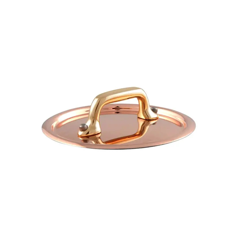 Mauviel M'Minis Copper Lid with Bronze Handles - 3.51'' Mauviel M'Minis Copper Lid with Bronze Handles - 3.51''