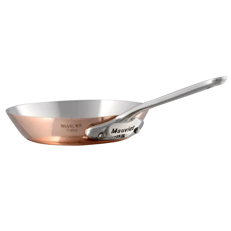 Mauviel M'Minis Copper Frypan with Stainless Steel Handles - 4.68''