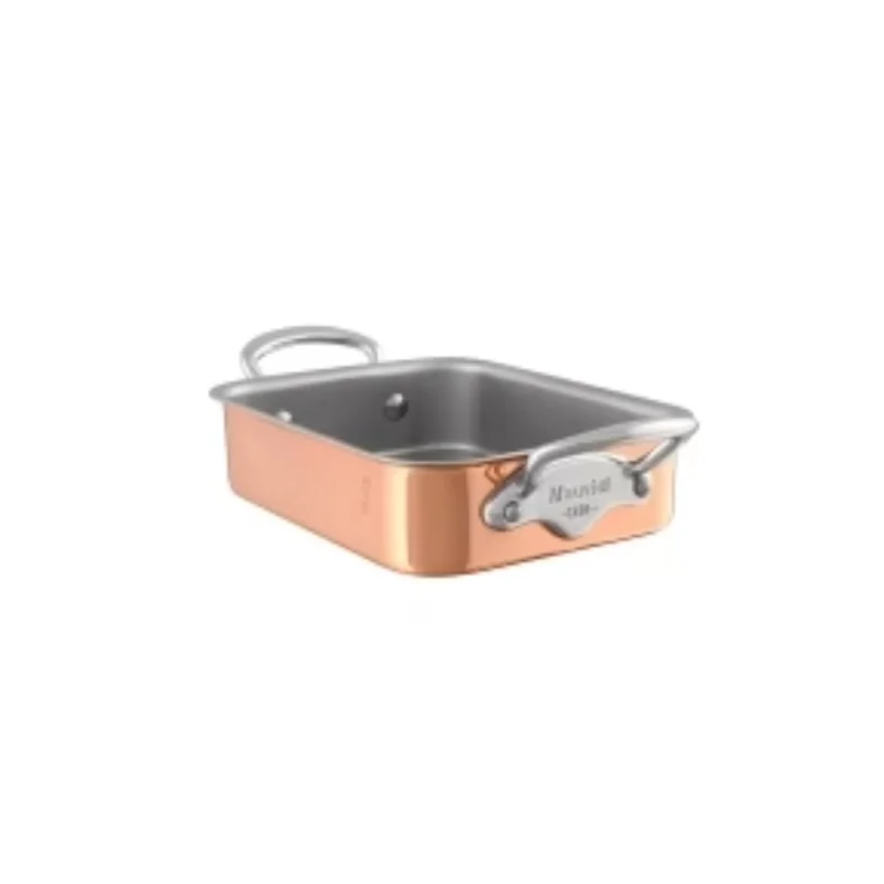 Mauviel M'Minis Copper Roasting pan with Stainless Steel Handles - 5.5 x 3.9'' Mauviel M'Minis Copper Roasting pan with Stainless Steel Handles - 5.5 x 3.9''