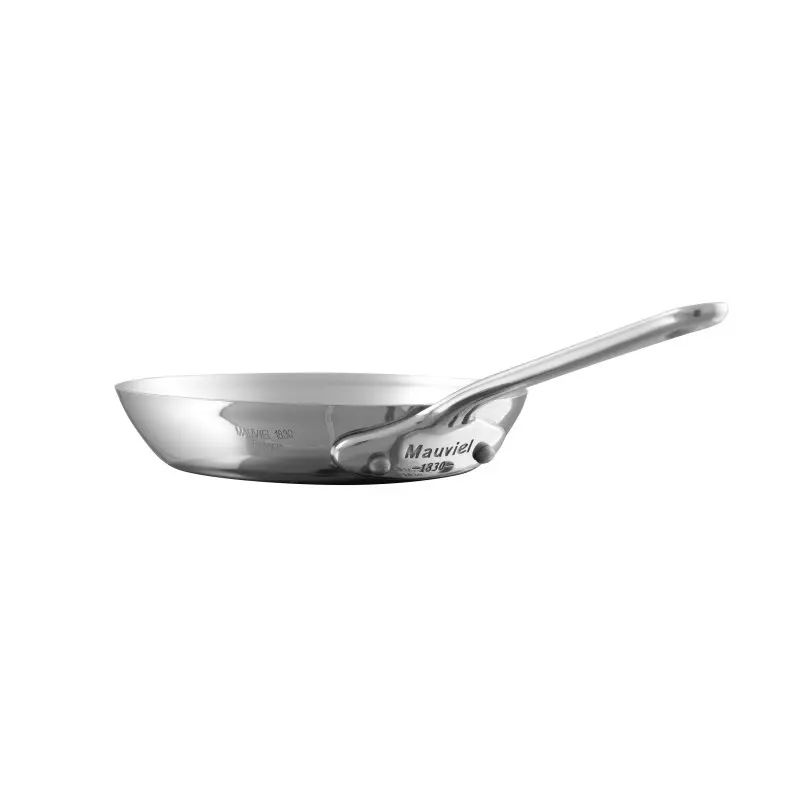 Mauviel M'Minis Stainless Steel Frypan with Stainless Steel Handles - 4.68''