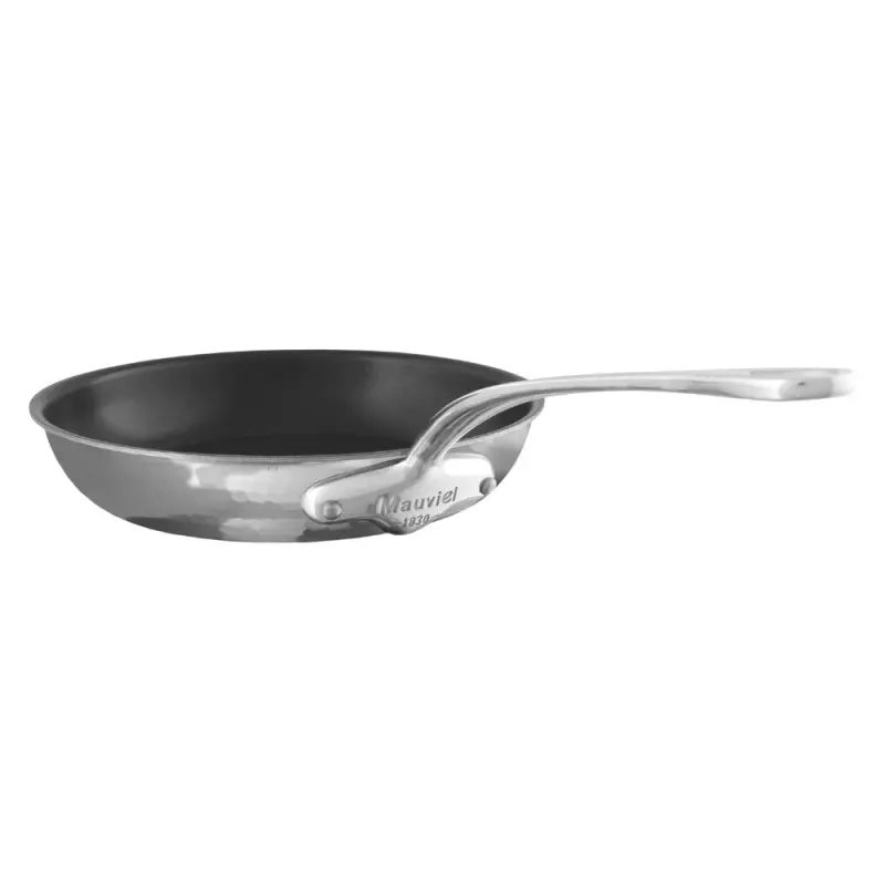 Mauviel M'Elite Stainless Steel Frypan Eclipse + with Stainless Steel Handles - 7.8''