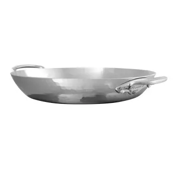 Mauviel M'Elite Stainless Steel Round Pan with Stainless Steel Handles - 6.24''