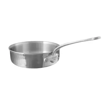 Mauviel M'Elite Stainless Steel Sautepan with Stainless Steel Handles - 9.36''