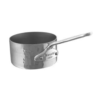Mauviel M'Elite Stainless Steel Saucepan with Stainless Steel Handles - 3.51''
