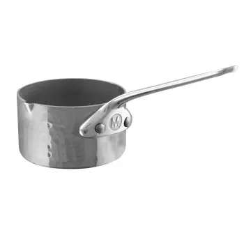 Mauviel M'Elite Stainless Steel Saucepan with Lip with Stainless Steel Handles - 2.73''