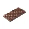 Martellato MA2020 Polycarbonate Quilted 1 Chocolate Bar Mold - 133x...