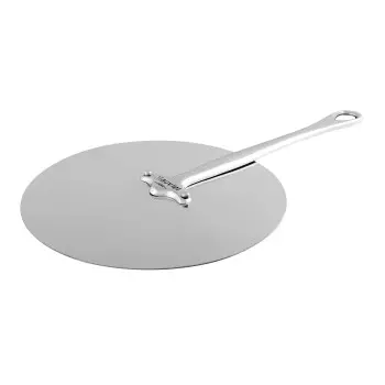 Mauviel M'Cook Stainless Steel Universal Lid with Stainless Steel Handles - 11.31''