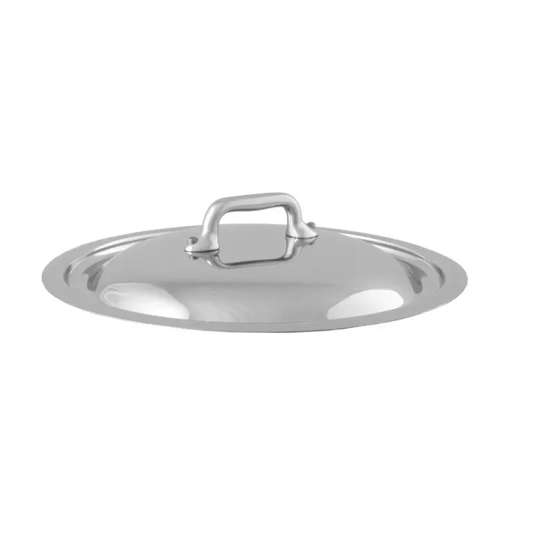 Mauviel M'Cook Stainless Steel Lid with Stainless Steel Handles - 9.36'' Mauviel M'Cook Stainless Steel Lid with Stainless Steel Handles - 9.36''