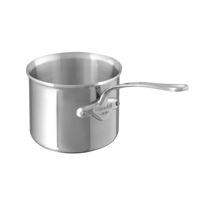 Mauviel M'Cook Stainless Steel Saucepan Bain Marie with Stainless Steel Handles - 5.46'' Mauviel M'Cook Stainless Steel Saucepan Bain Marie with Stainless Steel Handles - 5.46''