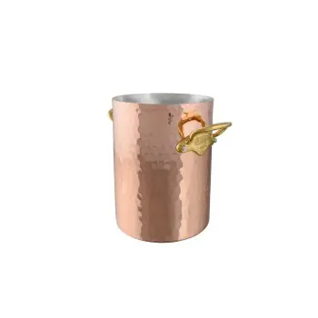 Mauviel M'30 Copper Wine Bucket with Bronze Handles - 6.24''