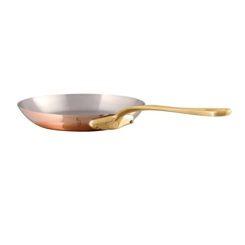 Mauviel M'200 B Copper Frypan with Bronze Handles - 10.14''