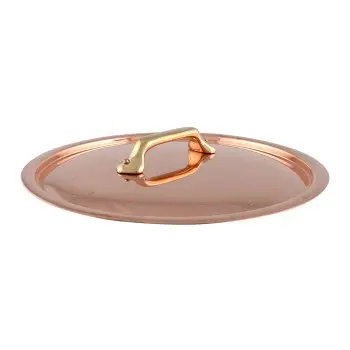 Mauviel M'200 B Copper Lid with Bronze Handles - 7.8''