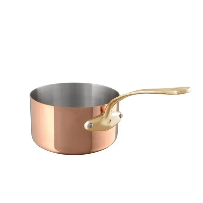 Mauviel M'200 B Copper Saucepan with Bronze Handles - 7.02'' Mauviel M'200 B Copper Saucepan with Bronze Handles - 7.02''