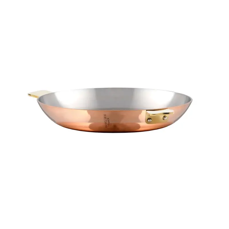 Mauviel Art déco Copper Round Pan with Bronze Handles - 6.24'' Mauviel Art déco Copper Round Pan with Bronze Handles - 6.24''