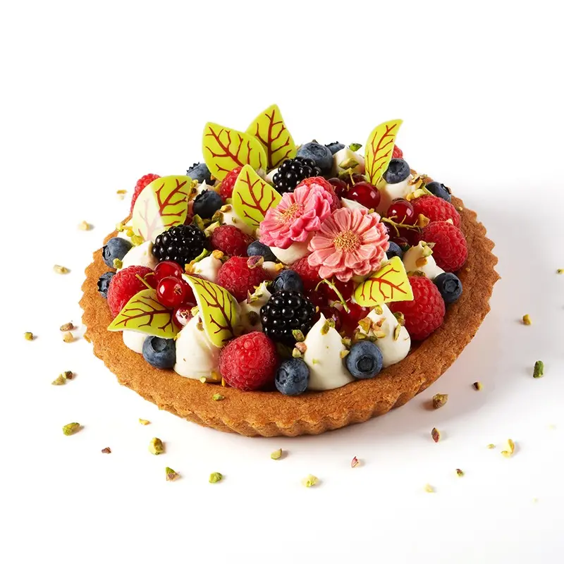 Belgian Chocolate Decoration - Leaf Decorations - 2,5 cm x 3,5 cm - 180 pcs