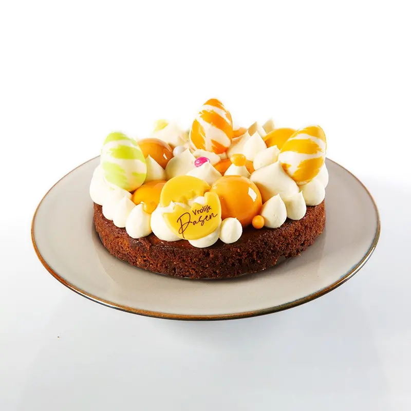 Belgian Chocolate Decoration - Egg Decor 3D Decorations -3,8 cm x 2,4 cm - 96 pcs