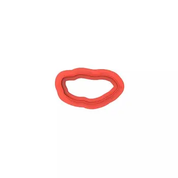 Silikomart Professional Pistachio 120 Single Portion Silicone Pastry Mold - 99 x 56 h 40 mm - 120ml - 6 cavity