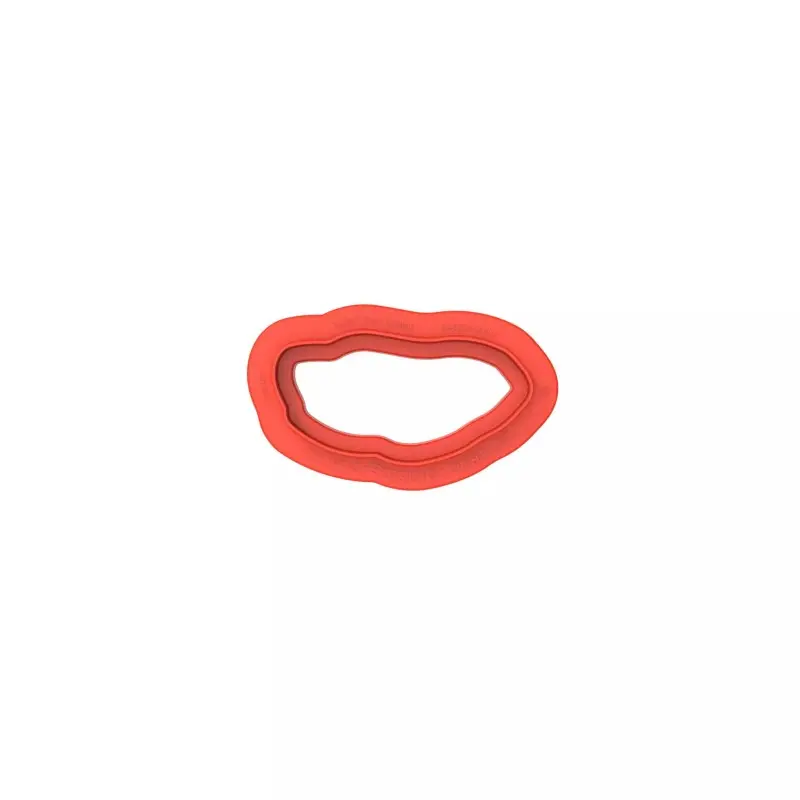 Silikomart Professional Pistachio 120 Single Portion Silicone Pastry Mold - 99 x 56 h 40 mm - 120ml - 6 cavity