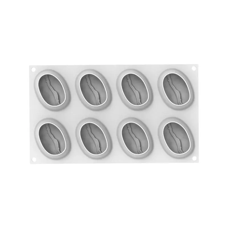Silikomart Professional Caffe 110 Single Portion Silicone Pastry Mold - 58 x 78 h 40 mm - 110ml - 8 cavity